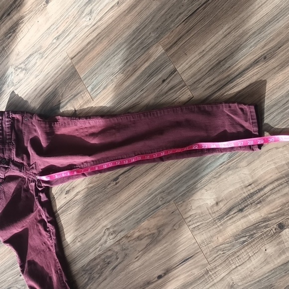 Carmar burgundy denim jeans size 27 - Picture 8 of 10